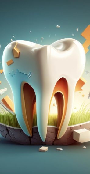 creative-tooth-illustration-different-tools-dental-care-dental-background-ai-generation